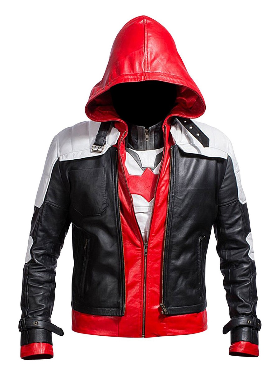 Laverapelle Batman Red Hood Men's Faux Leather Vest and Jacket 2