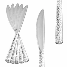 Glamour Collection Extra Heavyweight Disposable Knifes Silver For Events 20ct