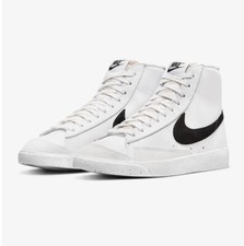 Women Nike Blazer Mid '77 Casual Lifestyle Shoes Sneakers White/Black DO1344-101