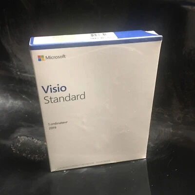 Microsoft Visio Standard 2019 PC Fr Windows - Photo 1/4