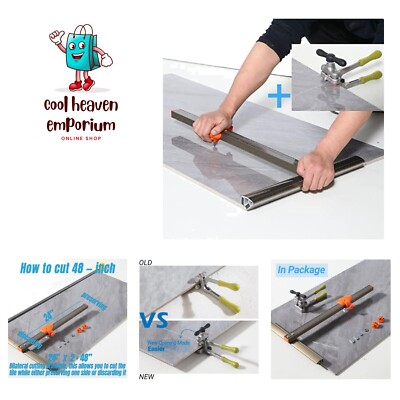 Professional Porcelain Manual Tile Cutter Tool Kit with Large Tile Cutter can...