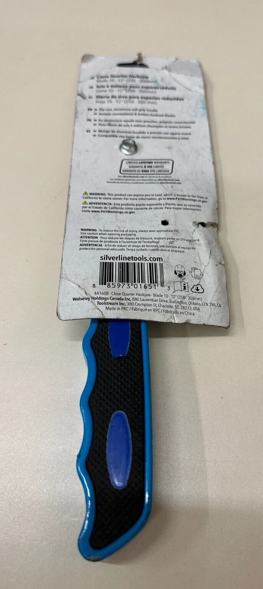 Silverline hacksaw close quarter online