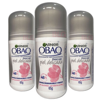 Garnier OBAO DELICATE SKIN Deodorant Antiperspirant Roll-On 48Hour Piel Delicada