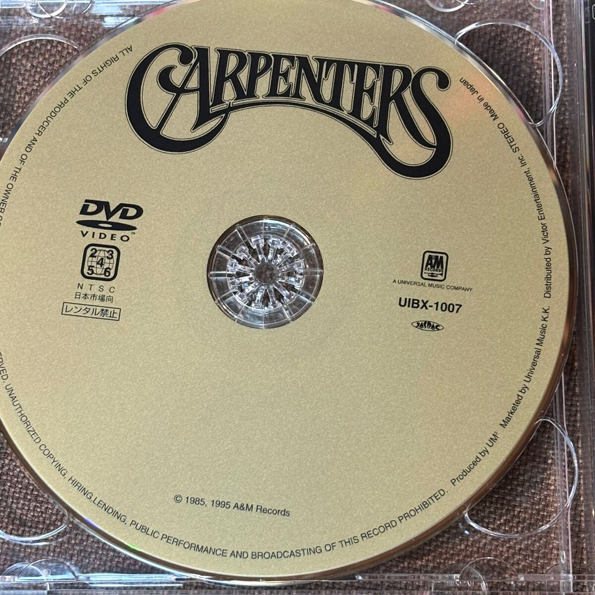 CARPENTERS 22 Hits of JAPAN 24k GOLD CD + DVD UICY-9245 w CARPENTERS 22 Hits of JAPAN 24k GOLD CD + DVD UICY-9245 w