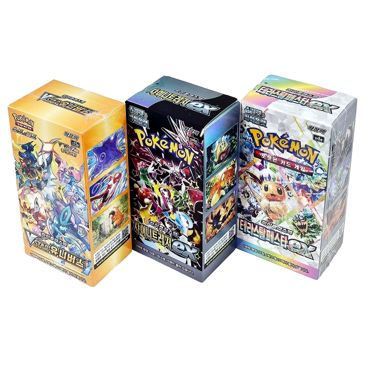 VSTARユニバース、シャイニートレジャーex 3 BOXES Terastal Festa+VSTAR Universe+Shiny Treasure ex Pokemon