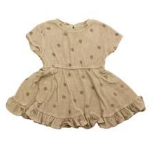 Quincy Mae Toddler Terry Dress Set with Dots Size 18-24 Months