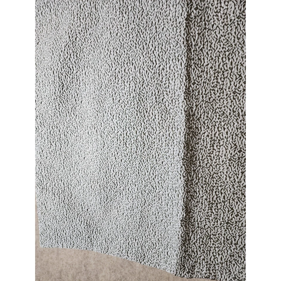 HOTEL COLLECTION Gris Texturizado Prado EURO Cuadrado Algodón Almohada Falso Juego de 2 Foto 4 de 4