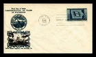 DR JIM STAMPS US COVER IOWA STATEHOOD CENTENNIAL FDC SCOTT 942 CROSBY PHOTO