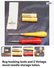 vintage rug hooking kit