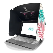 Laptop Sun Shade (M, Tropical), Eco, Recyclable Multi-Layered Cardboard Lapto...