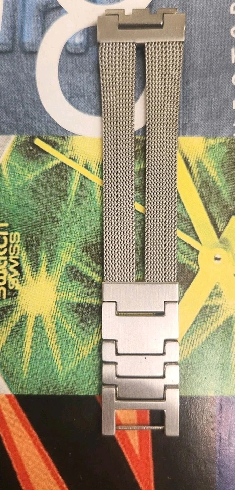 Swatch wraparound Replacement Band for Skin watch in Stainless Steel  - Image 3 of 4
