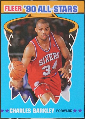 1990-91 Fleer - All-Stars Basketball Charles Barkley #1 NM