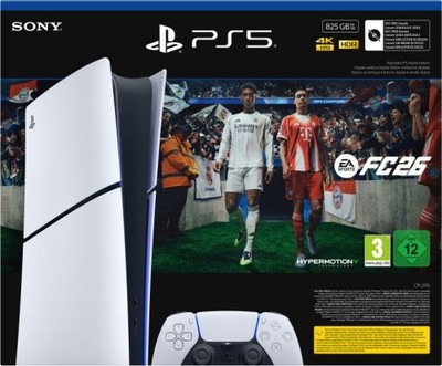Sony PlayStation 5 Slim (PS5 Slim) Digital Edition 825 GB inkl. EA SPORTS FC 26