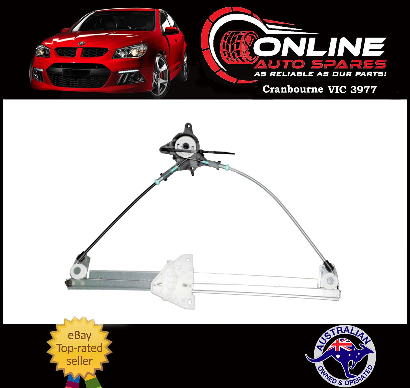 FRONT LEFT Door Window Regulator Suit Mazda 3 BK 1/2004-2/2009 NO Motor