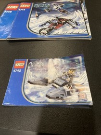 Lego Alpha Team Mission Deep Freeze Manuals Only 4746 4742 4742 Poster Lot 01