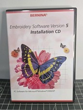 Bernina Embroidery Software 5 Installation and Training CD No Dongle Win XP