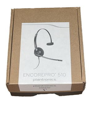 Plantronics EncorePro HW510,E+A Headset Kopfhörer kabelgebunden schwarz 89433-02
