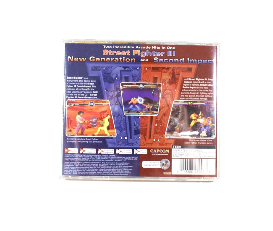 Street Fighter 3 Double Impact Sega Dreamcast CIB Great Condition! - Image 2 of 4