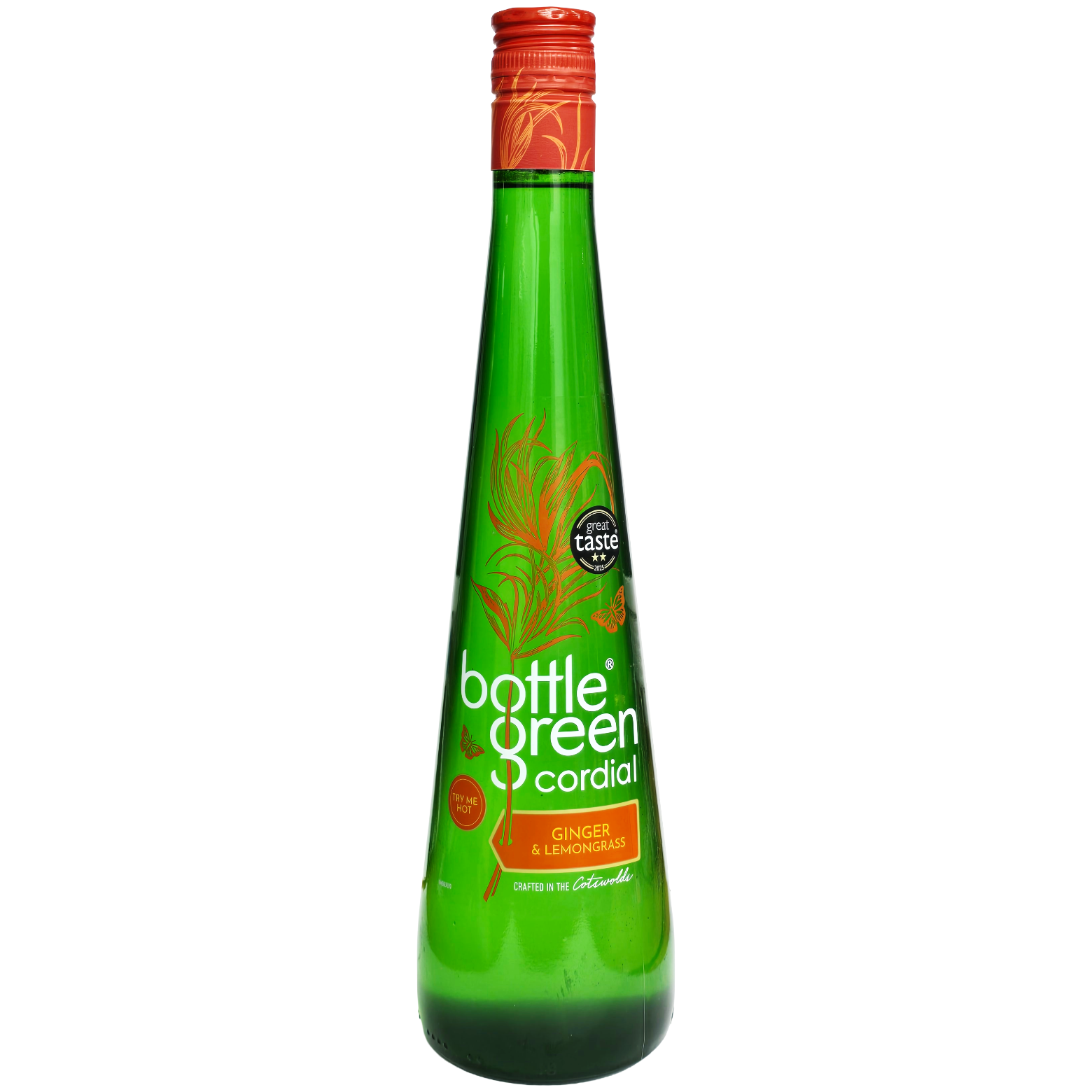 Bottlegreen Ginger & Lemongrass Cordial 500ml, Refreshing Soft Drink