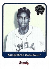 SAM JETHROE 2001 Fleer Greats of Game Card # 57 Boston Braves