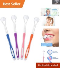 360-Degree Soft Bristle Toothbrush Set - Ideal for Sensitive / Autism Care