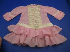 Vintage Doll Clothes 18-20" ~❤️~ Pink Dress #188