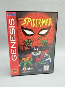 Spider Man - Separation Anxiety - 2 Game Bundle (Sega Genesis, 1994) Complete