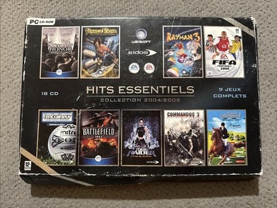 Coffret 9 Jeux PC CD-ROM Medal of Honor Prince of Persia Rayman 3 Video Game Lot
