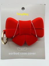 New Heyday Red Bow Earbud Case Cover Fits Apple AirPods Gen 3 Holiday Novelty