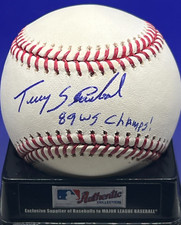 TERRY STEINBACH  OAKLAND A'S  1989 WS CHAMPS   SIGNED OML BALL