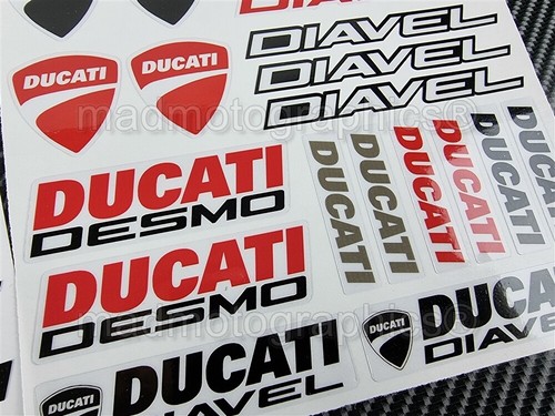 Motorrad Motorrad Aufkleber Set Aufkleber laminiert für Ducati DIAVEL 1260 - Bild 4 von 5