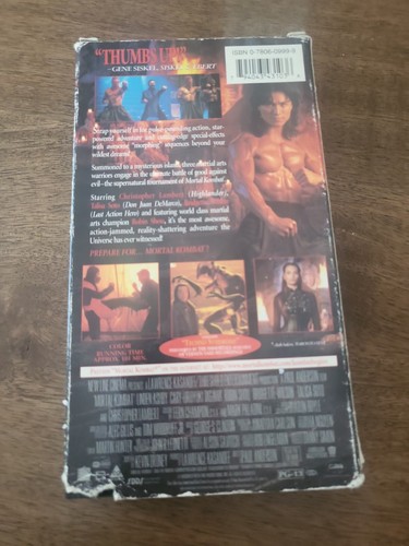 Mortal Kombat (VHS, 1995) Christopher Lambert, Robin Shou, Linden Ashby - Picture 2 of 6