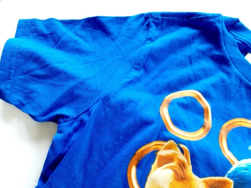 Sonic The Hedgehog 2 Jungen T-Shirt Blau Kurzarm Frack Large Neu - Bild 5 von 12
