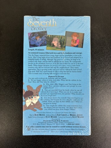 The Seventh Brother - (1994 Feature Films for Families), SEALED Vintage cassette - Picture 6 of 6