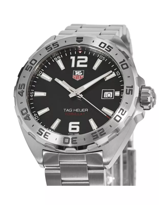  TAG Heuer Men's WAZ1112.BA0875 Formula 1 Stainless Steel Watch  : Clothing, Shoes & Jewelry