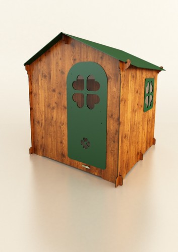 ziegenhaus Gartenschuppen Stall BÉÉ HAUS aus leicht zu verarbeitendem HPL-Lamina - Bild 1 von 9