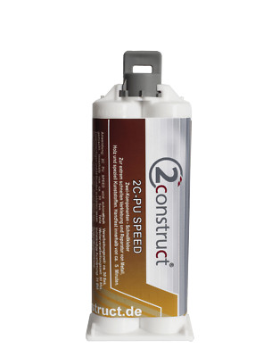 50g Kartusche 2K PUR Speed Industriekleber Kunstoffkleber 1 oder 5 Minuten