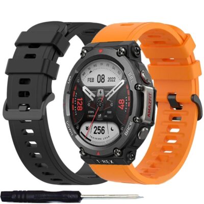 Silicone Strap For Huami Amazfit T-REX 2 Watchband T-Rex T Rex Pro 2 Sport Band