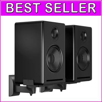 Modern Adjustable Speaker Mount Bracket   Easy Install for Various Wall Types