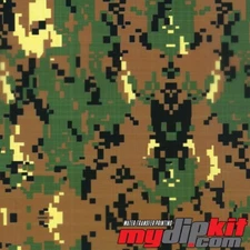 Hydrographic Film Hydro Dipping Water Transfer Print Film MC-018 Grn/Brn Digita