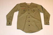 Boy Scouts of America BSA Youth Shirt Green Large No Size No Patch Long Sleeve