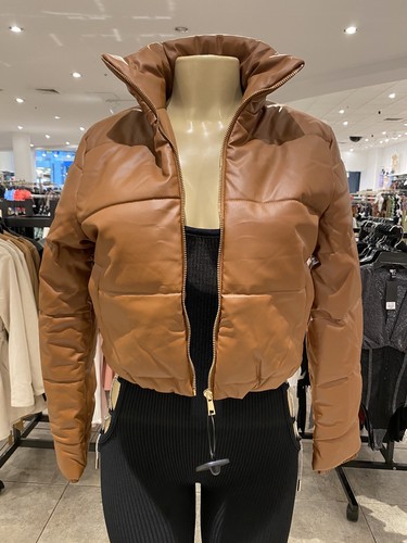Women's Fashion Jacket, Crop Puffer 