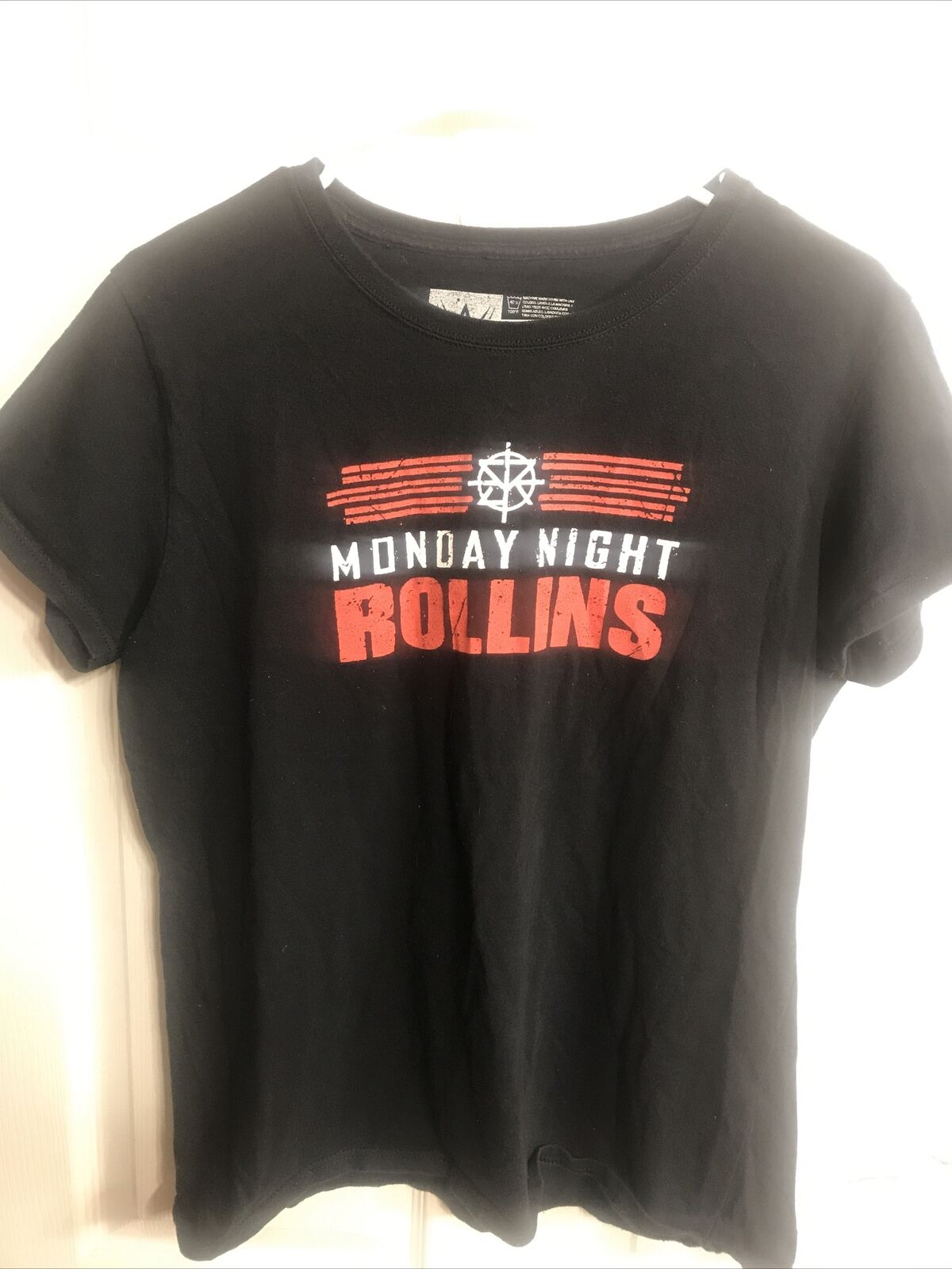 WWE Seth Rollins Monday Night Rollins RAW Mens Size L Black T Shirt