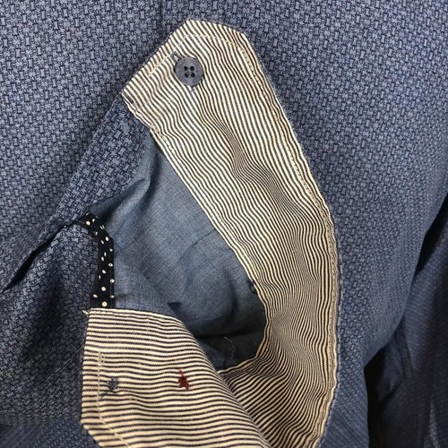 Steel & Jelly L Men's Long Sleeve Button Front Casual Shirt Flip Cuff EUC - Picture 4 of 8