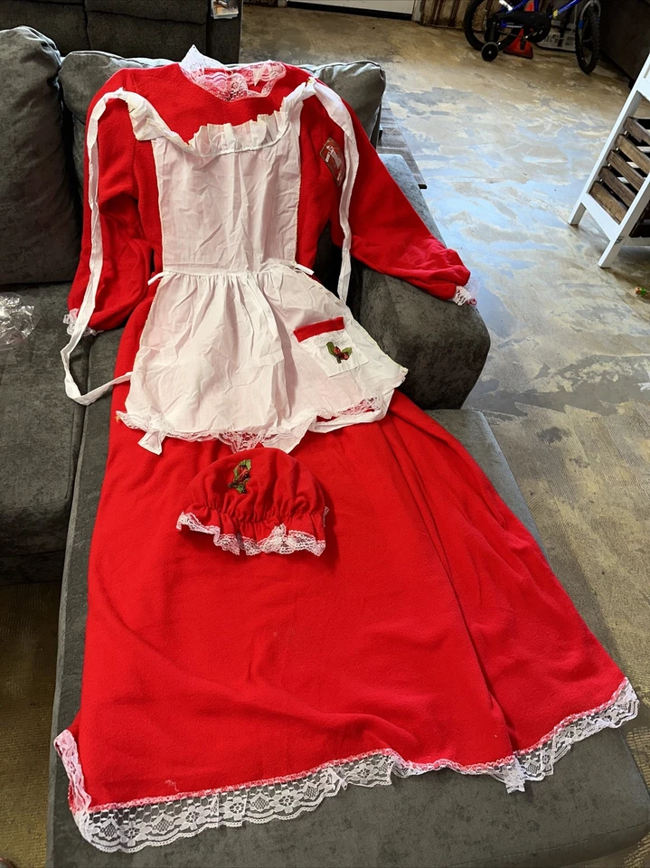 Fantasia de Natal adulto Mrs Claus serve para 16-24W - Imagem 2 de 4