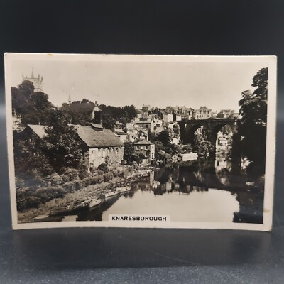 1937 Sights of Britain 3rd Series #47 Knaresborough Cigarette Photo Card