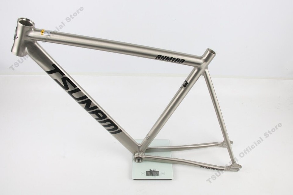 700CRetro Frame Aluminum Fixed Gear Frame Fork Bike 49CM 52CM 55CM 58CM