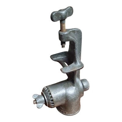 Cast Iron Food Chopper Meat Grinder Universal Hand Crank Hand USA  Antique 1889