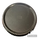 Pampered Chef Chill(2) 9 Inch Pie Pan Tart Pan Flan Pan Metal Round Fluted Plate