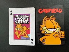 swap playing card    GARFIELD   BIG FAT HAIRY DEAL    Five of Spades